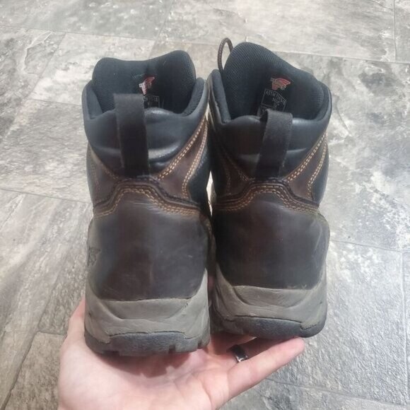 Red Wing Shoes‎ 2205 Mocha Brown Leather TruHiker Aluminum Safety Toe Work Boots main image 8